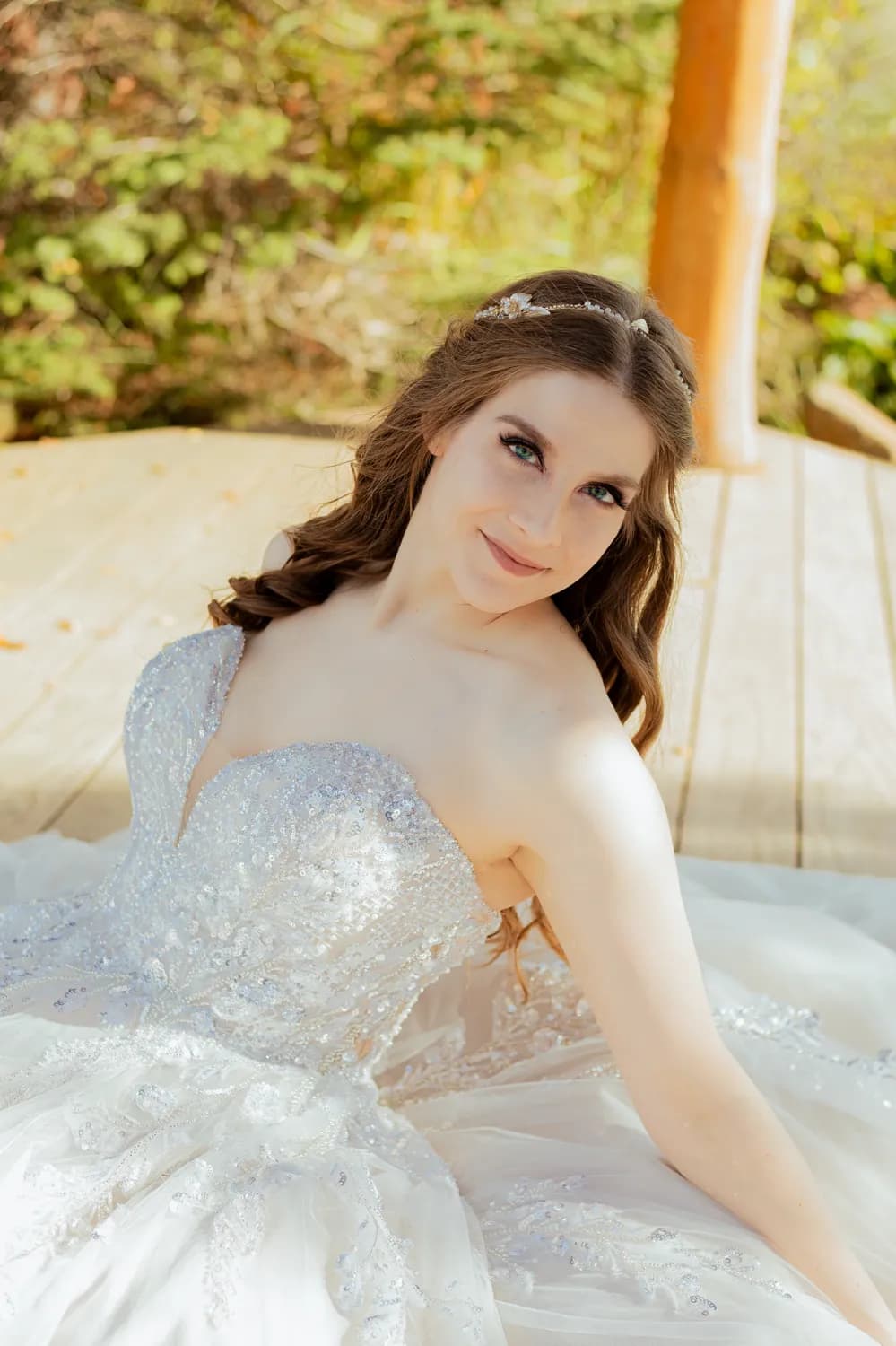 Intimate wedding moment at Mont Lamm Events