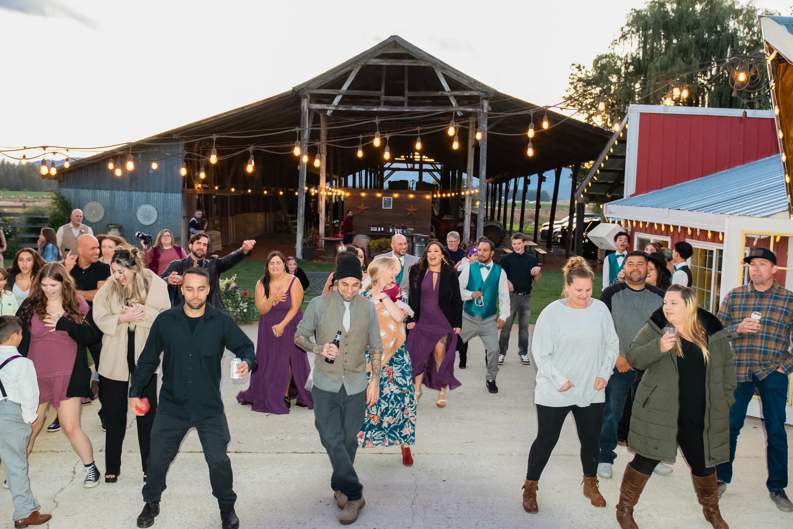 Outdoor celebration space with natural beauty