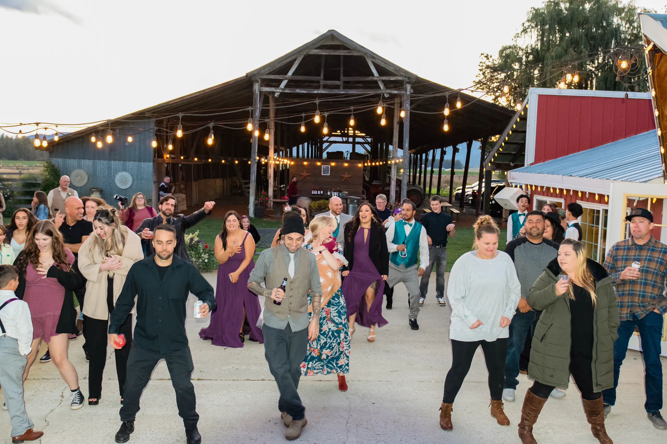 Outdoor celebration space